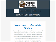Tablet Screenshot of mountainscales.com